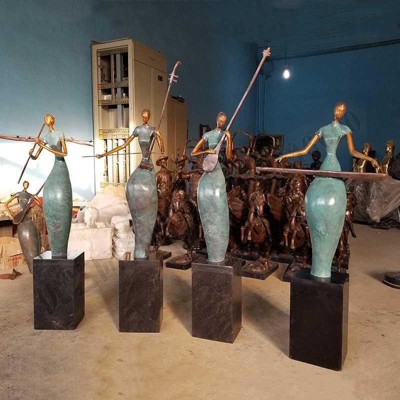 銅音樂人物擺件 銅音樂人物擺件