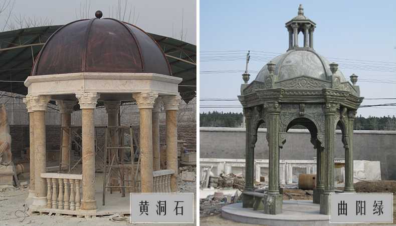 歐式景觀亭子，石雕大理石亭子，河北涼亭廠家