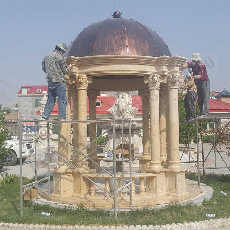 歐式景觀涼亭，歐式大理石涼亭，歐式柱子亭子