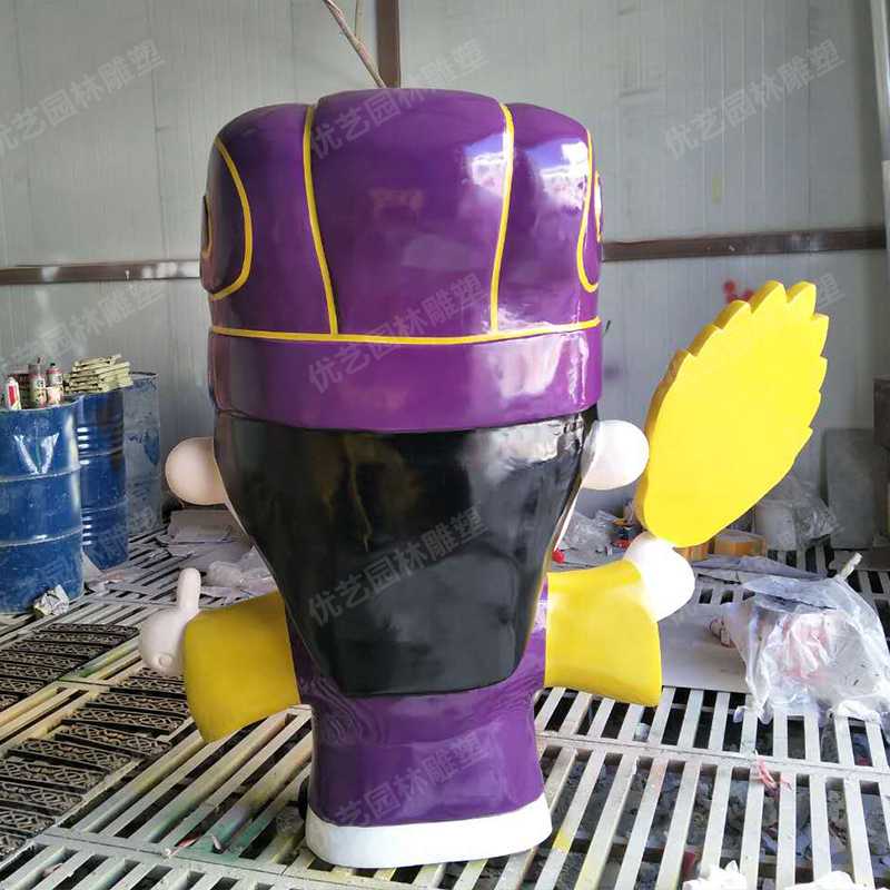 諸葛亮雕塑，卡通人物雕塑