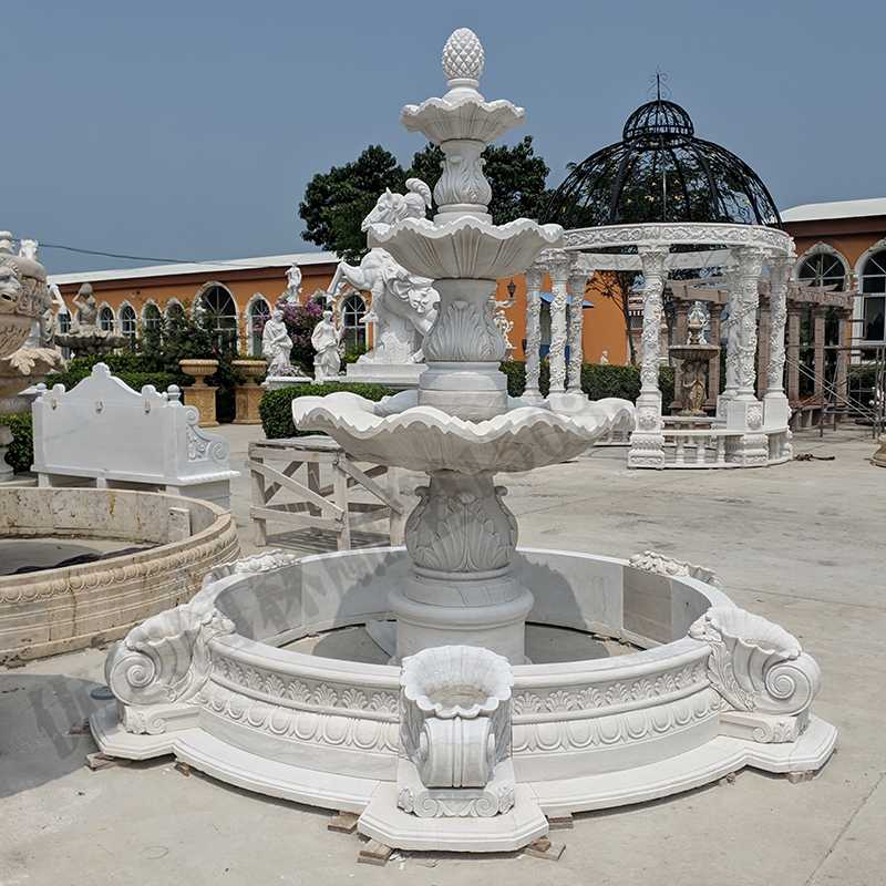 海螺大理石噴泉，海螺噴泉，大理石噴泉，石雕噴泉廠家