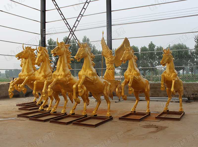 景觀銅馬雕塑，銅馬雕塑定制