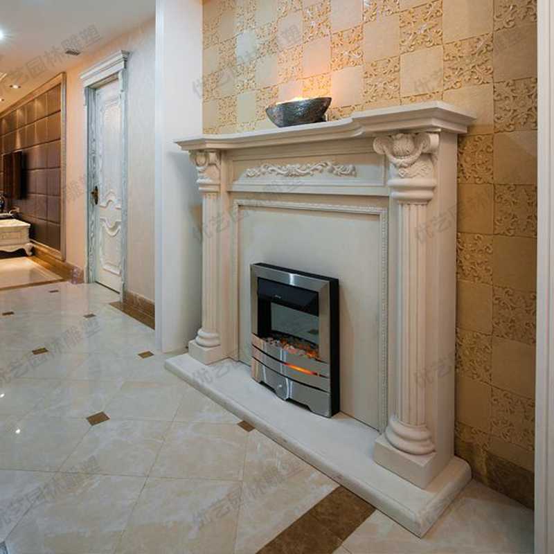大理石壁爐，歐式壁爐