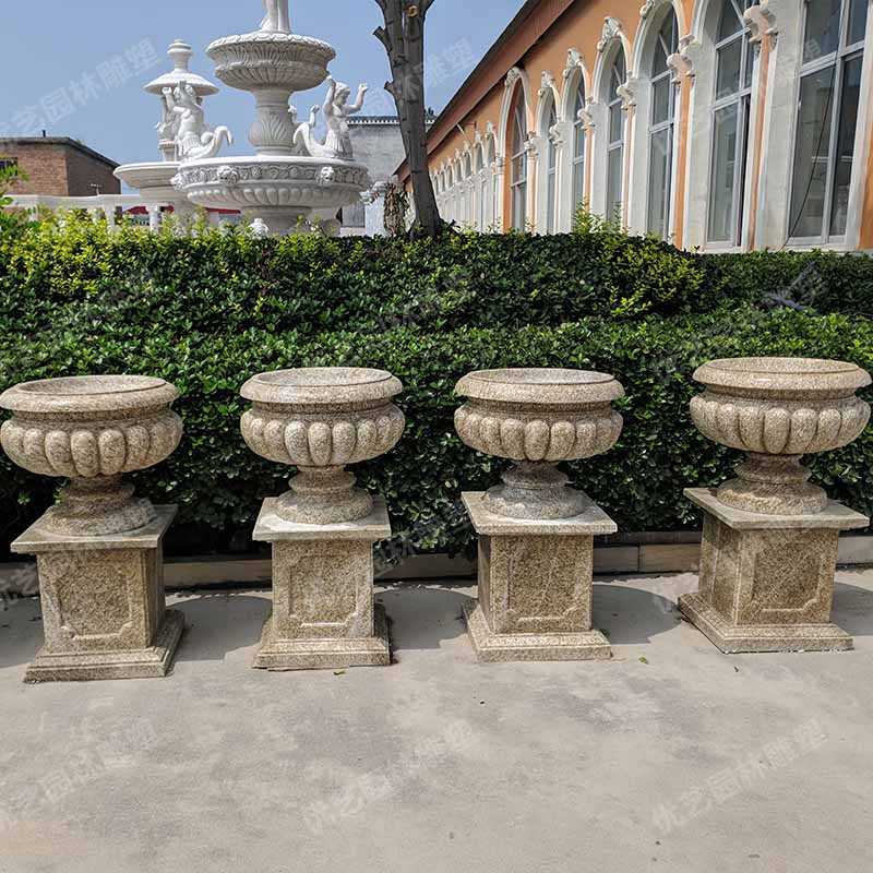 石材花盆，花崗巖花盆