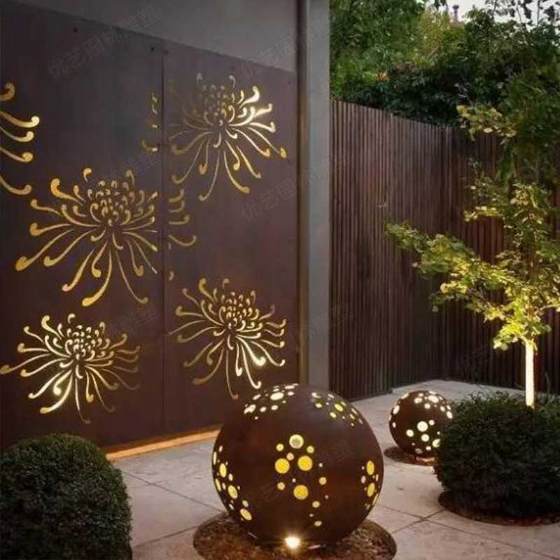 耐候鋼雕塑，景觀雕塑定制