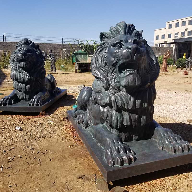 匯豐銅獅子，銅匯豐獅子，銅雕塑廠家，銅獅子廠家