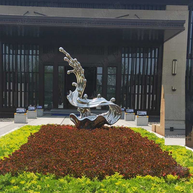 不銹鋼流水雕塑，不銹鋼雕塑廠家