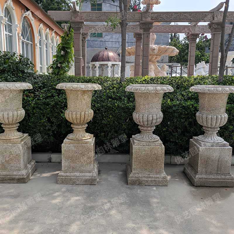 花園景觀花盆，花崗巖花盆