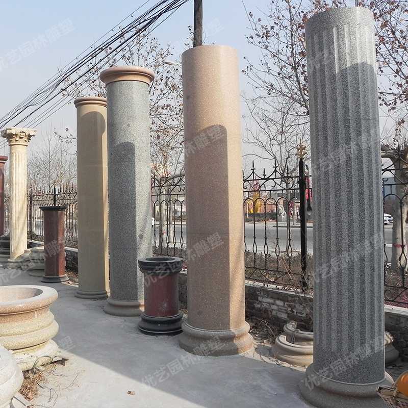 裝飾羅馬柱，石雕羅馬柱