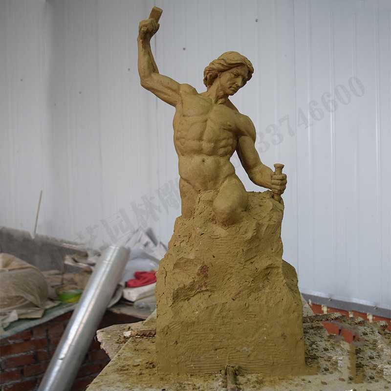 自我雕刻，雕刻自我，自我雕刻雕塑