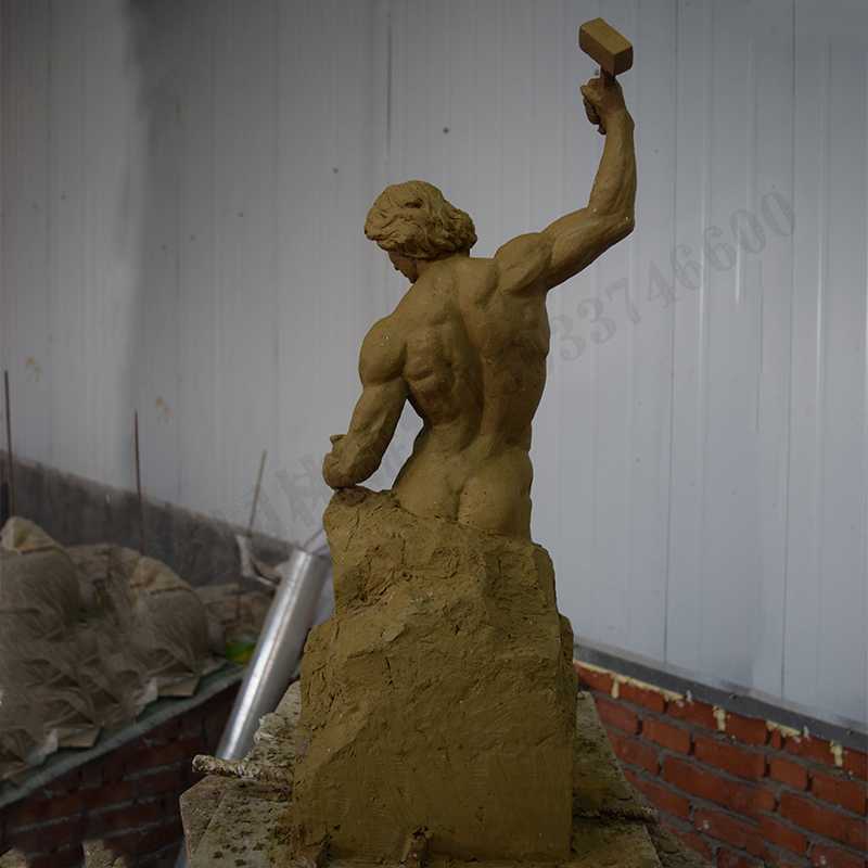 自我雕刻雕塑，雕刻自我雕塑，雕刻自己擺件