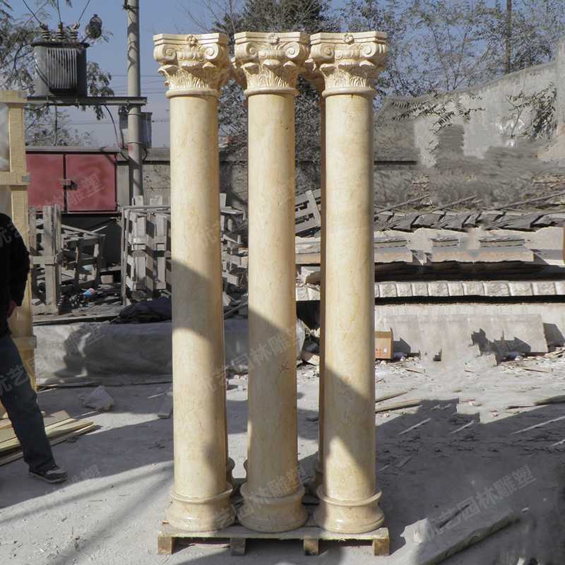 大理石羅馬柱，石材羅馬柱