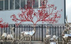 不銹鋼鹿雕塑都哪些美好的寓意？